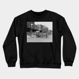 Poultry Delivery Truck, 1926. Vintage Photo Crewneck Sweatshirt